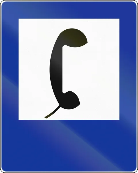 Telefon v Polsku — Stock fotografie