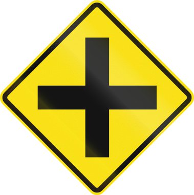 Kavşak öncesinde Şili'deki