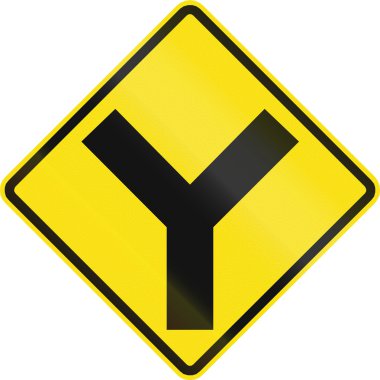 Kavşak öncesinde Şili'deki