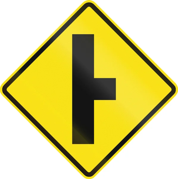 Intersection Ahead In Chile — Stock Photo, Image