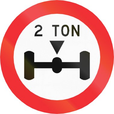 Dingil yükü sınırı Şili