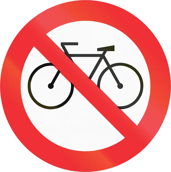 Keine Fahrräder in Chile — Stockfoto