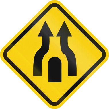 Tek yön trafik ile Merkezi rezerv Kolombiya'da biter