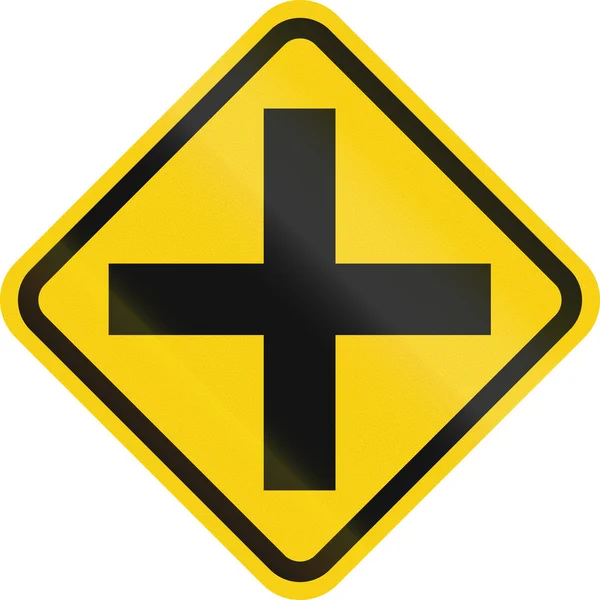 Intersection Ahead In Colombia — Stock Photo, Image