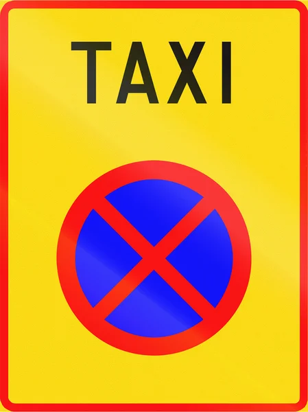 Finlandiya'da taksi durağı — Stok fotoğraf