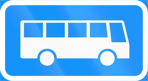 Távolsági buszmegálló, Finnország — Stock Fotó