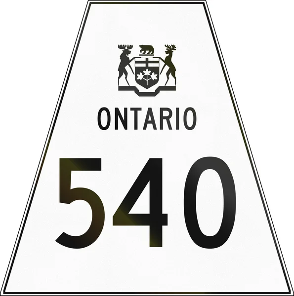 オンタリオ州ハイウェイ盾 540 — ストック写真