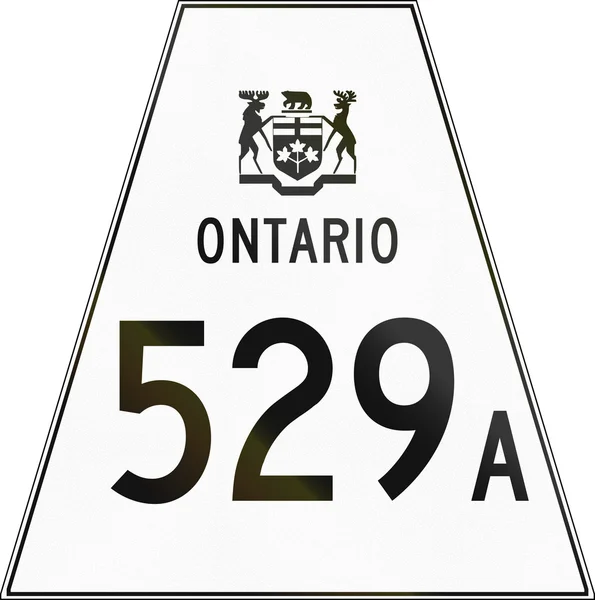 Ontario Highway Shield 529a — Stockfoto