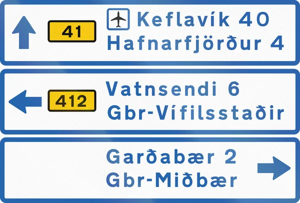 Reiseziele im Hauptstadtgebiet in Island — Stockfoto