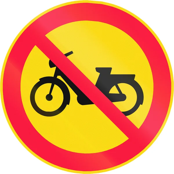 Žádné mopedů ve Finsku — Stock fotografie