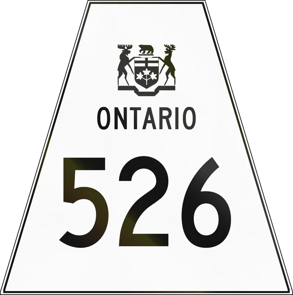 Ontario Highway Shield 526 — Stockfoto