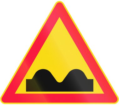 Fin düzensiz yol işareti