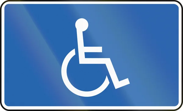Niepełnosprawnych w Islandii — Zdjęcie stockowe