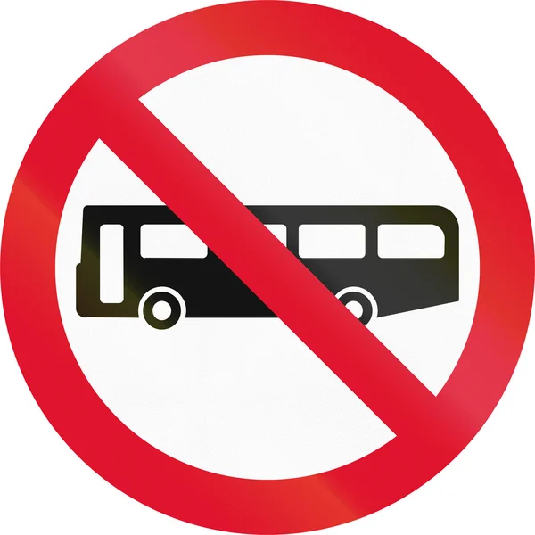 香港没有巴士服务 — 图库照片