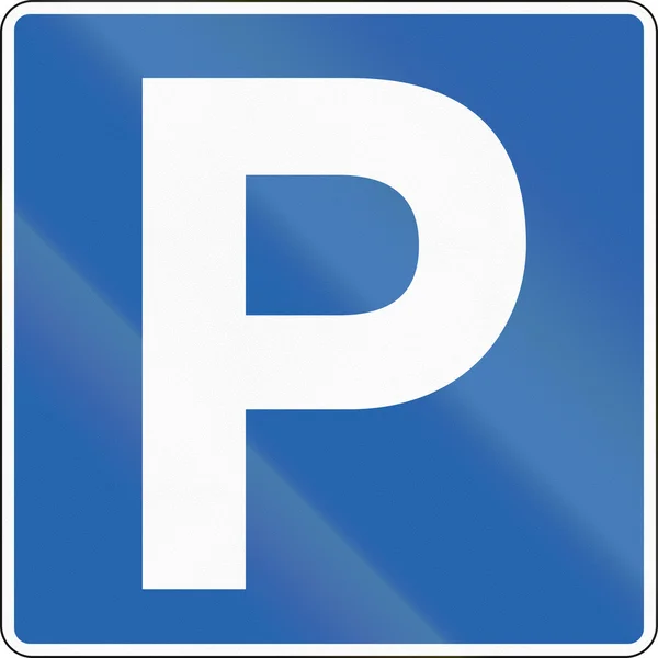 Parkplatz in Island — Stockfoto