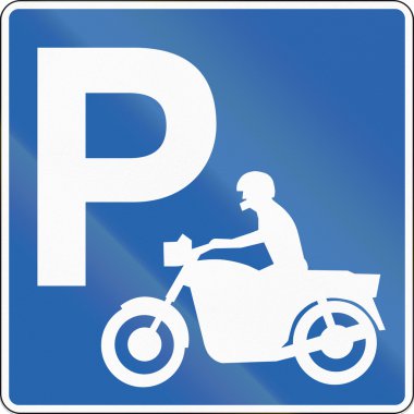 İzlanda'otopark motosiklet