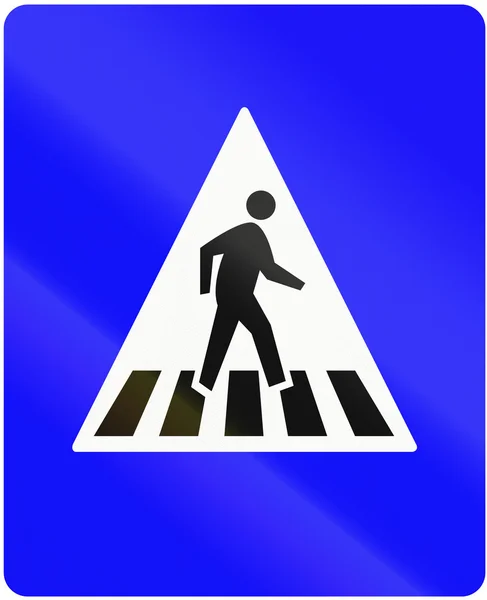 Pedestrian Crossing In Indonesia — Stock Photo, Image