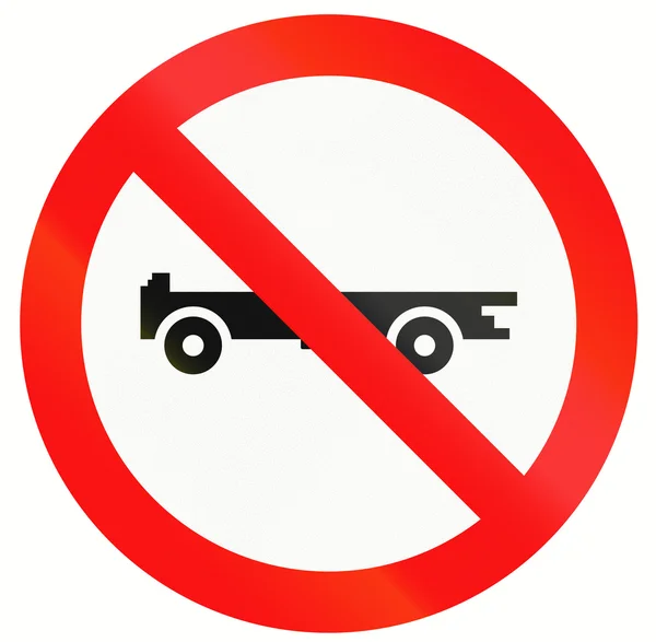 No Trailers in Indonesia — Stock Photo, Image