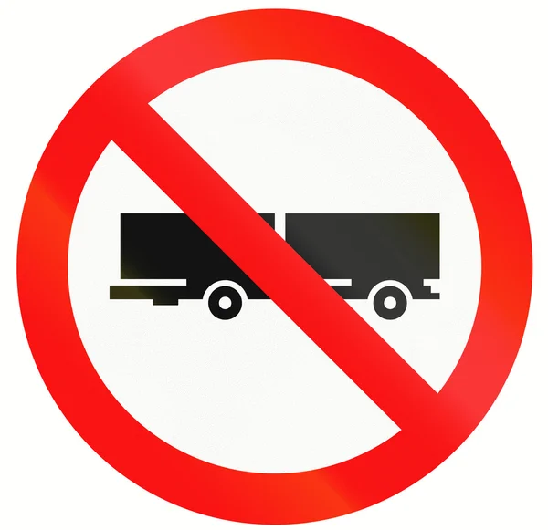 No Double Trailers in Indonesia — Stock Photo, Image
