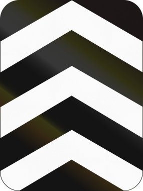 Dikey Chevron işareti Avustralya