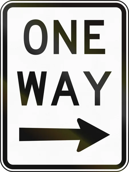 One Way Traffic To The Right in Australia — Stock Photo, Image
