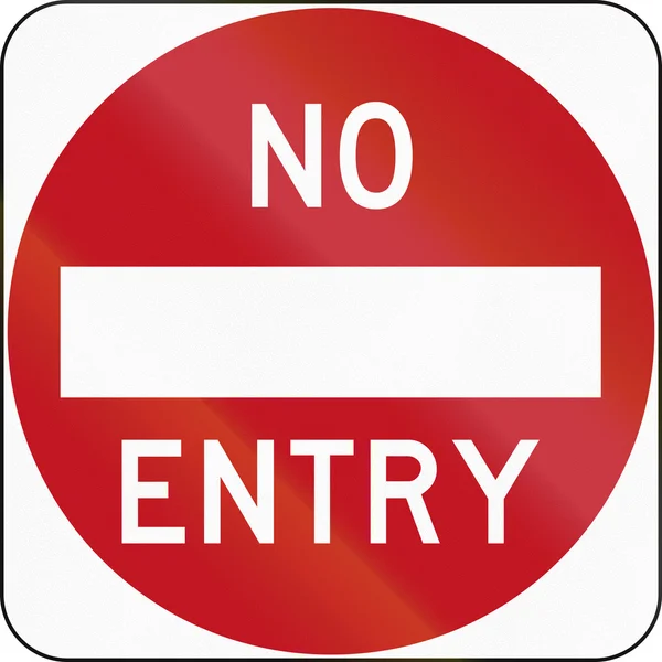 No hay entrada en Australia — Foto de Stock