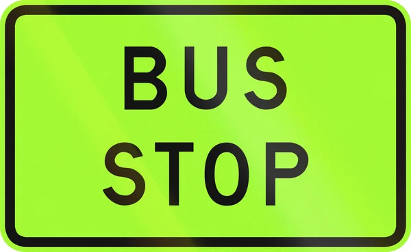 オーストラリアのバス停 — ストック写真