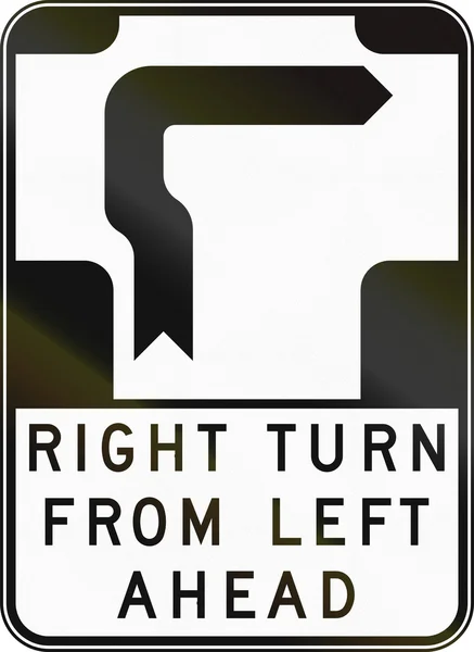 Gire a la derecha de izquierda en Australia — Foto de Stock