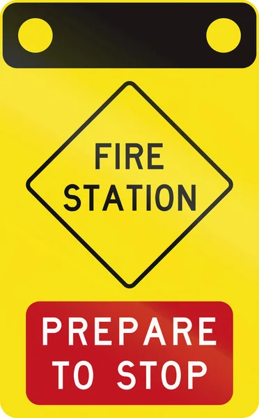 Požární stanice v Austrálii — Stock fotografie