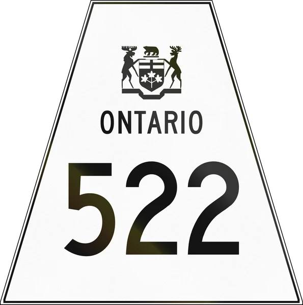 Ontario Highway Shield 522 — Stockfoto