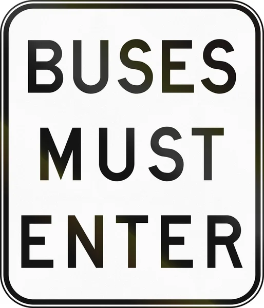 Autobusy musí vstoupit v Austrálii — Stock fotografie