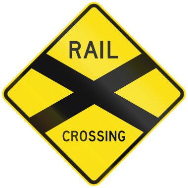 Tarihi demiryolu işareti Avustralya'da geçiş