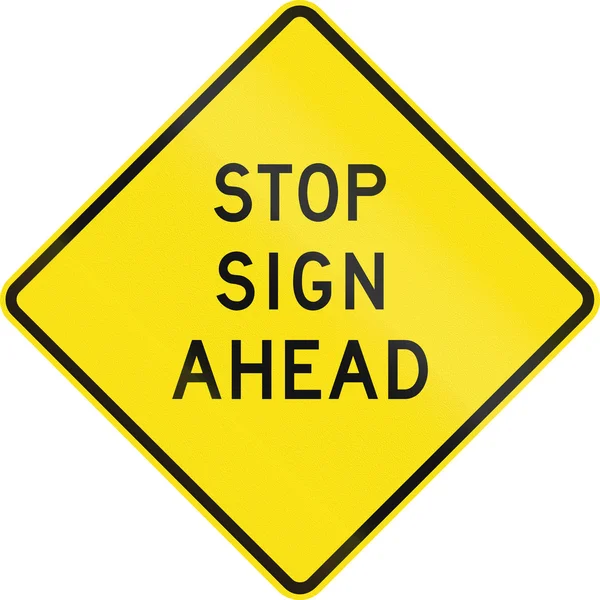 Historické značky Stop před sebou v Austrálii — Stock fotografie