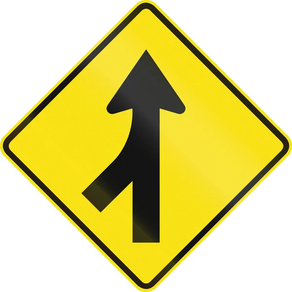 Merge Ahead In Australia — Stock Photo, Image