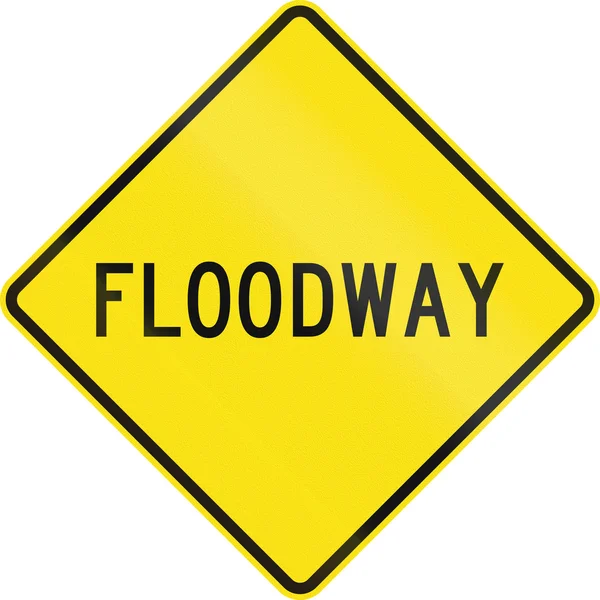 Floodway w Australii — Zdjęcie stockowe