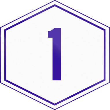 Avustralya Metroad rota Marker numarası 1