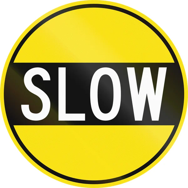Vecchia versione di Slow in Australia — Foto Stock