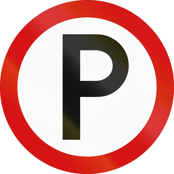 Oznaczony, Parking w Irlandii — Zdjęcie stockowe