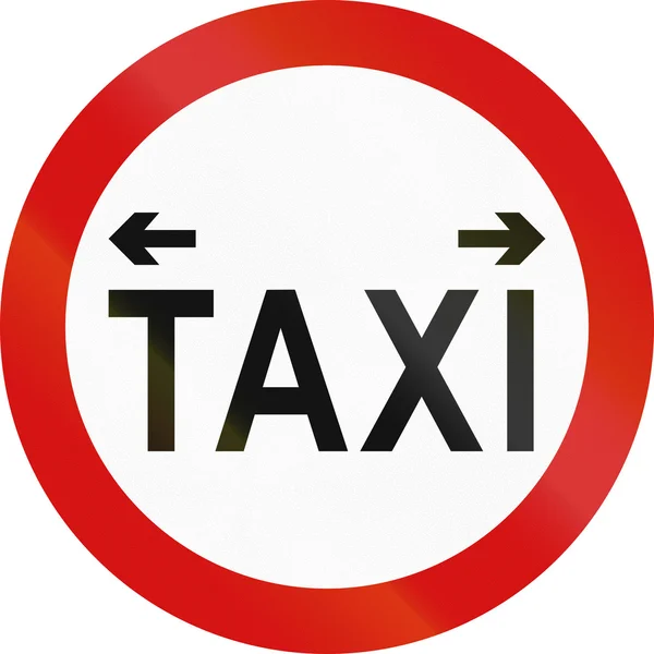 Taxistand in Irland — Stockfoto