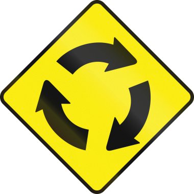 İrlanda ileride trafik daire