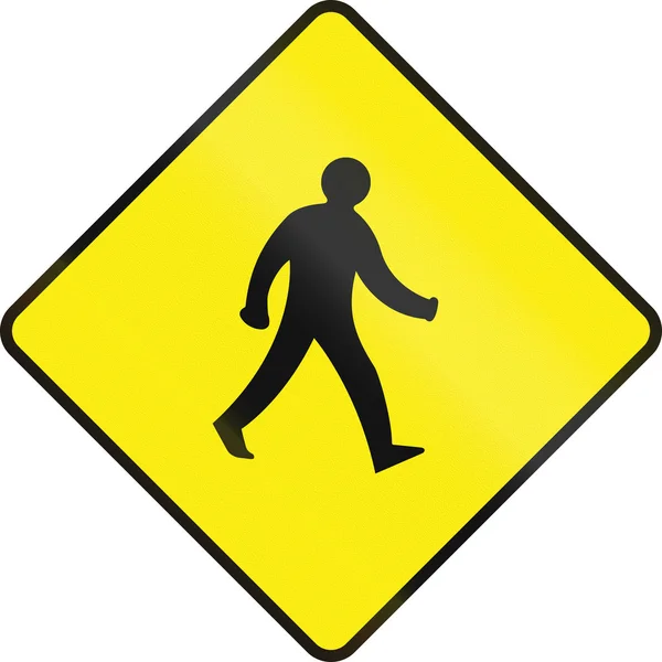 Pedestrian Crossing In Ireland — Stock Photo, Image