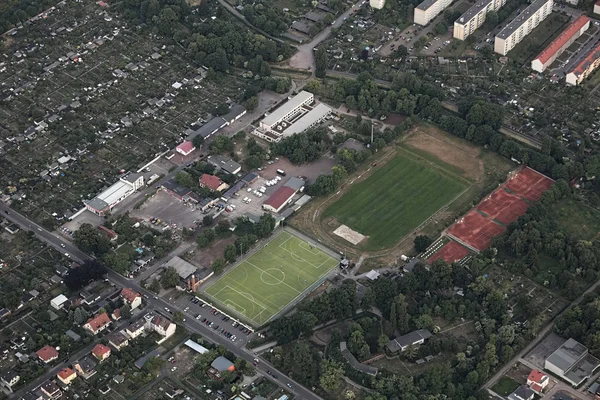 Pohled na Magdeburg Olvenstedt — Stock fotografie