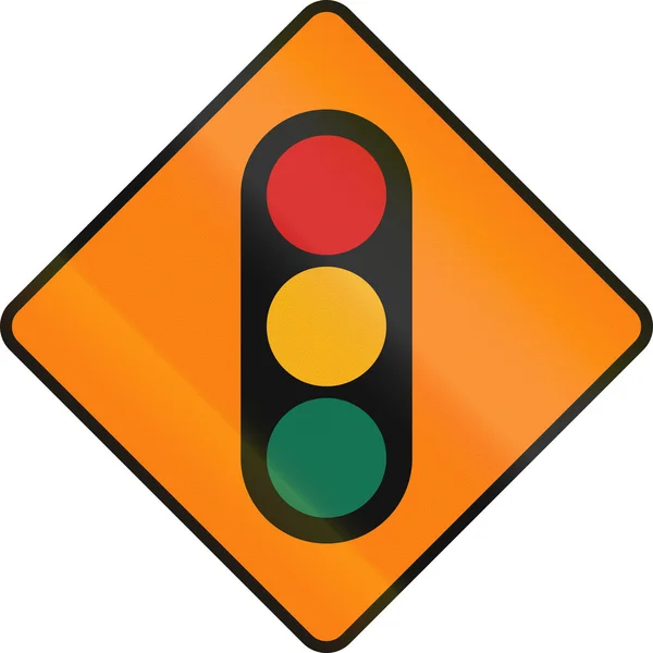 Traffic Lights In Ireland — Stock Photo, Image