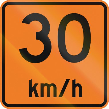 Kanada'da geçici maksimum hız 30 Kmh