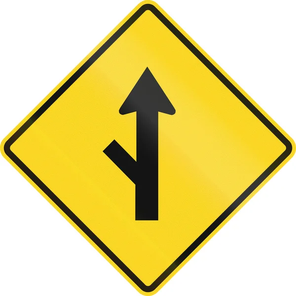 Intersection With Priority In Canada — Stock Photo, Image