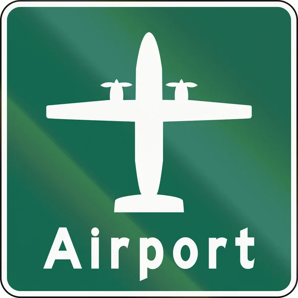 Вторичный аэропорт в Канаде — стоковое фото