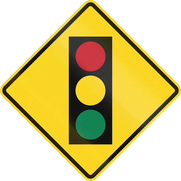Traffic Lights In Canada — Stock Photo, Image