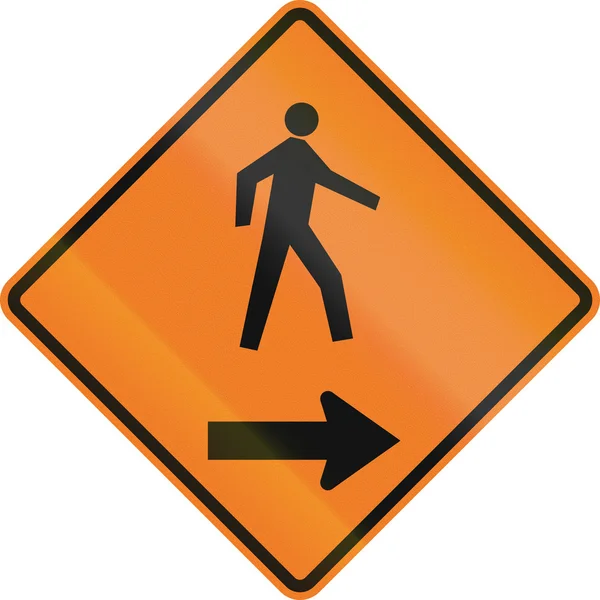 Pedestrians On The Right In Canada — Stock Photo, Image