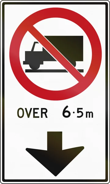Vrachtwagens komende verboden In Canada — Stockfoto