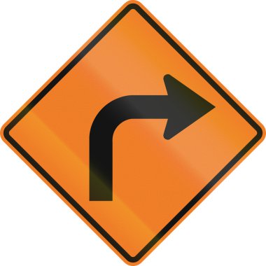 İleride Kanada doğru eğri